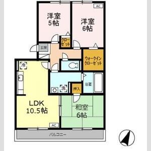 3LDK 間取り図