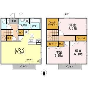 3LDK 間取り図