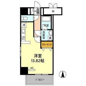 ワンルーム 間取り図