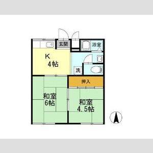 2K 間取り図