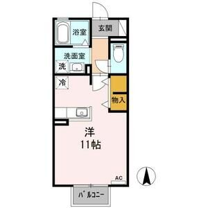 ワンルーム 間取り図