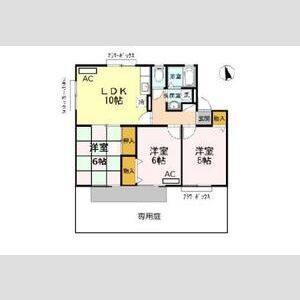 3LDK 間取り図