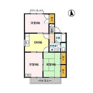 3DK 間取り図