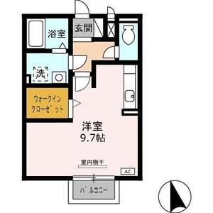 ワンルーム 間取り図