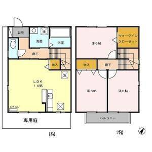 3LDK 間取り図