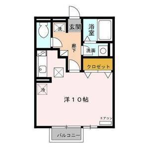 ワンルーム 間取り図