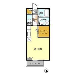 ワンルーム 間取り図