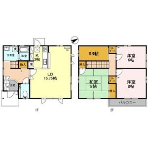 3LDK 間取り図
