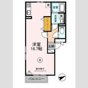 ワンルーム 間取り図