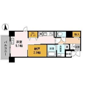 ワンルーム 間取り図