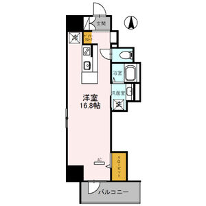 ワンルーム 間取り図