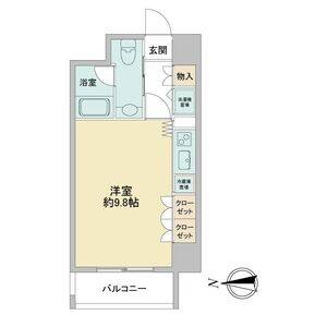 ワンルーム 間取り図