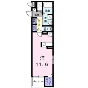 ワンルーム 間取り図