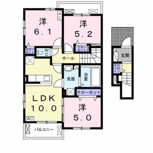 3LDK 間取り図
