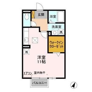 ワンルーム 間取り図