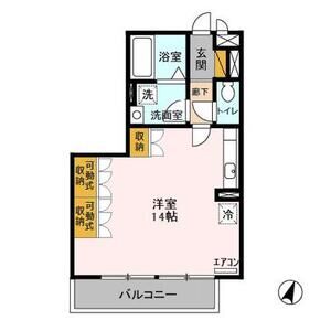 ワンルーム 間取り図