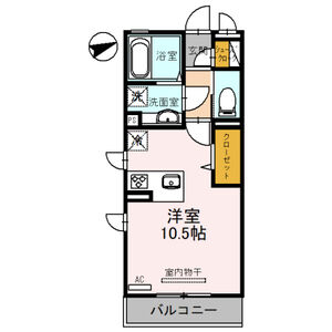 ワンルーム 間取り図