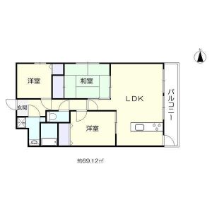 3LDK 間取り図