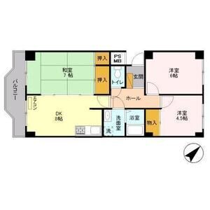 3DK 間取り図