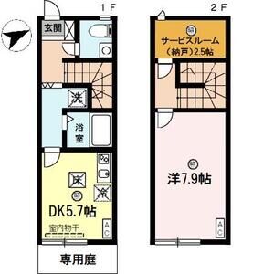 1DK 間取り図