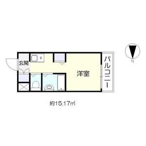 ワンルーム 間取り図
