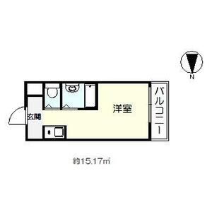 ワンルーム 間取り図