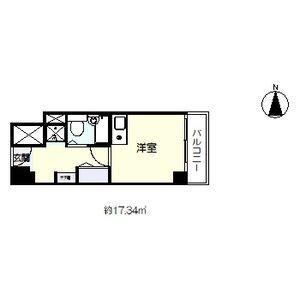 ワンルーム 間取り図