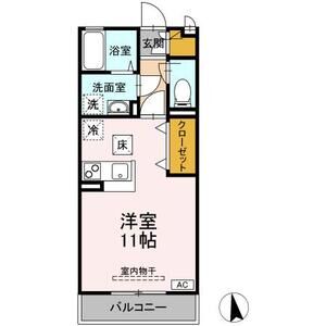 ワンルーム 間取り図