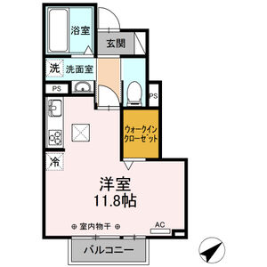 ワンルーム 間取り図