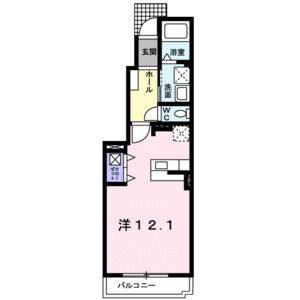 ワンルーム 間取り図