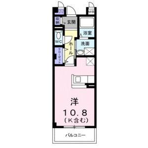 ワンルーム 間取り図