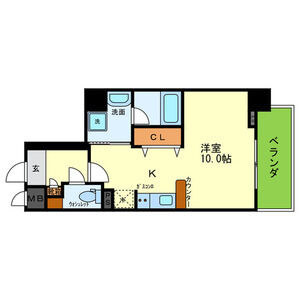 ワンルーム 間取り図