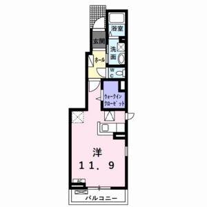 ワンルーム 間取り図
