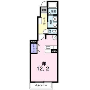 ワンルーム 間取り図