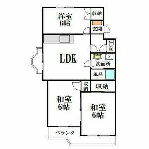 3LDK 間取り図