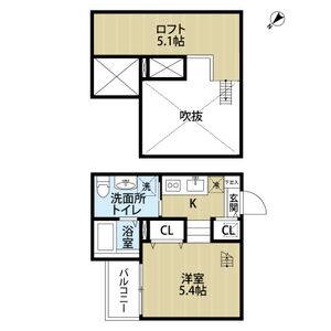 ワンルーム 間取り図