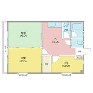 3K 間取り図