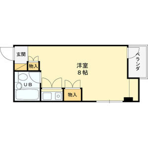 ワンルーム 間取り図