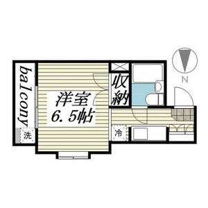 ワンルーム 間取り図