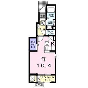 ワンルーム 間取り図