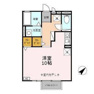 ワンルーム 間取り図