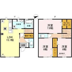 3LDK 間取り図