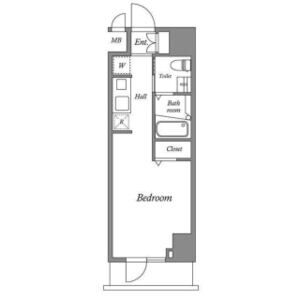 ワンルーム 間取り図