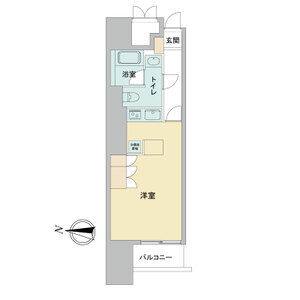 ワンルーム 間取り図