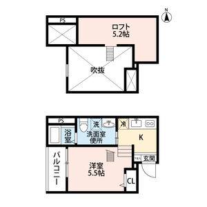 ワンルーム 間取り図