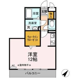 ワンルーム 間取り図