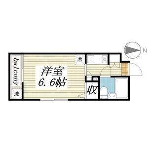 ワンルーム 間取り図