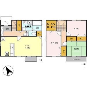 3LDK 間取り図