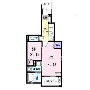 2K 間取り図