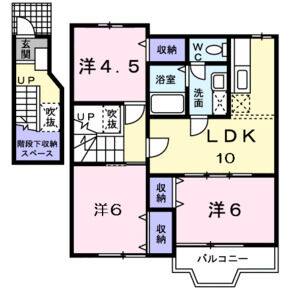 3LDK 間取り図